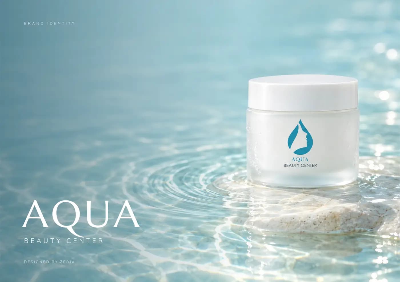 Aqua Beauty Center brand book — page 1 of 7