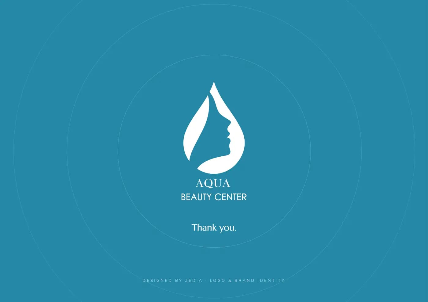 Aqua Beauty Center brand book — page 7 of 7