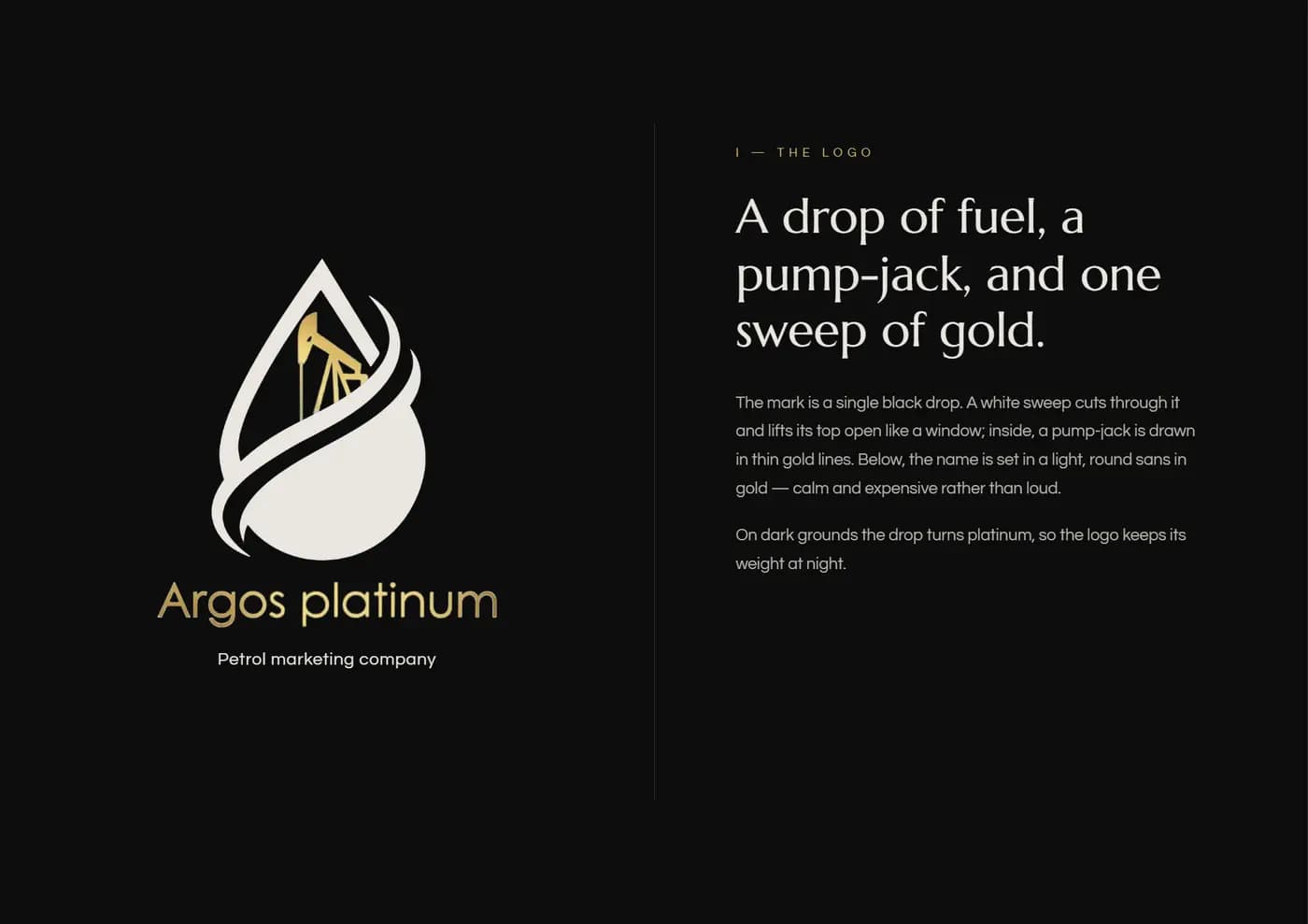 Argos Platinum brand book — page 2 of 8