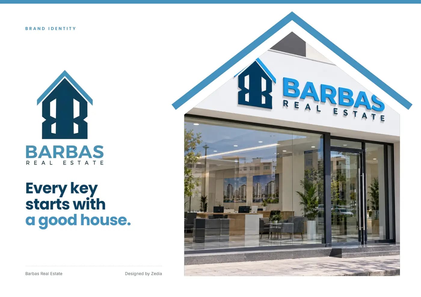Barbas Real Estate brand book — page 1 of 7