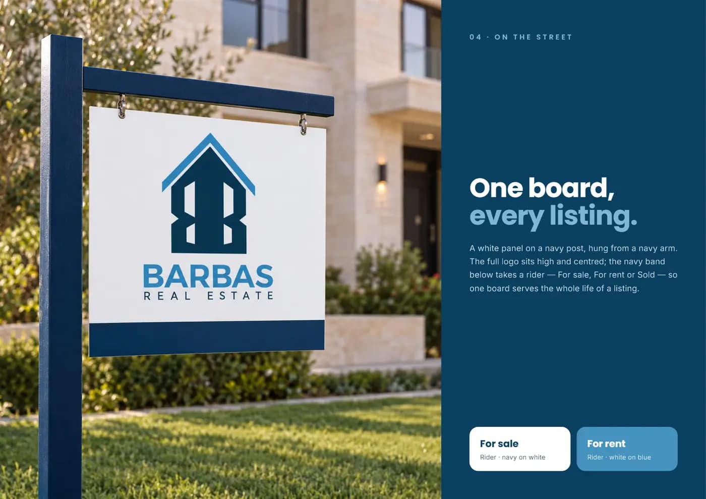 Barbas Real Estate brand book — page 5 of 7