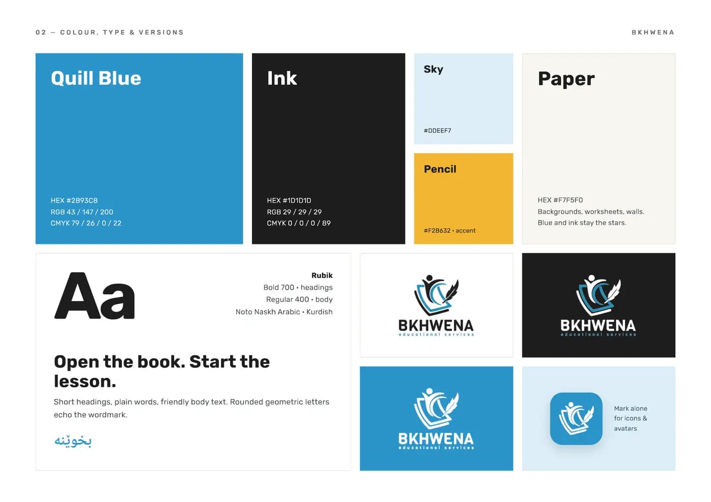 Bkhwena brand book — page 3 of 7