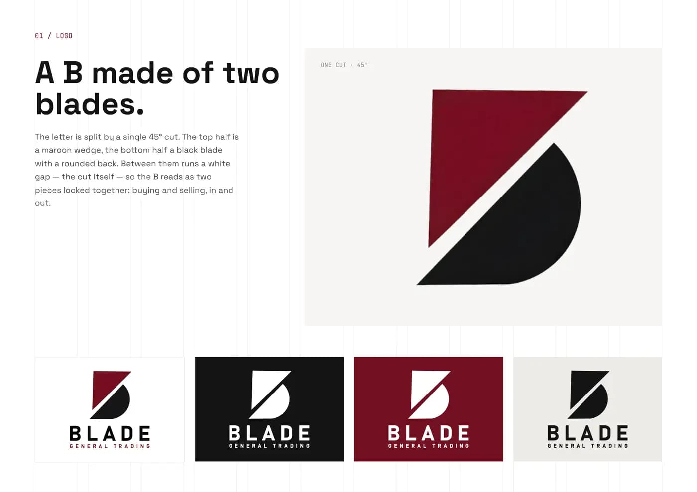 Blade brand book — page 2 of 6