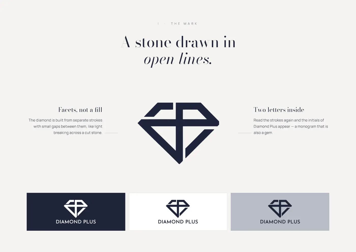 Diamond Plus brand book — page 2 of 6