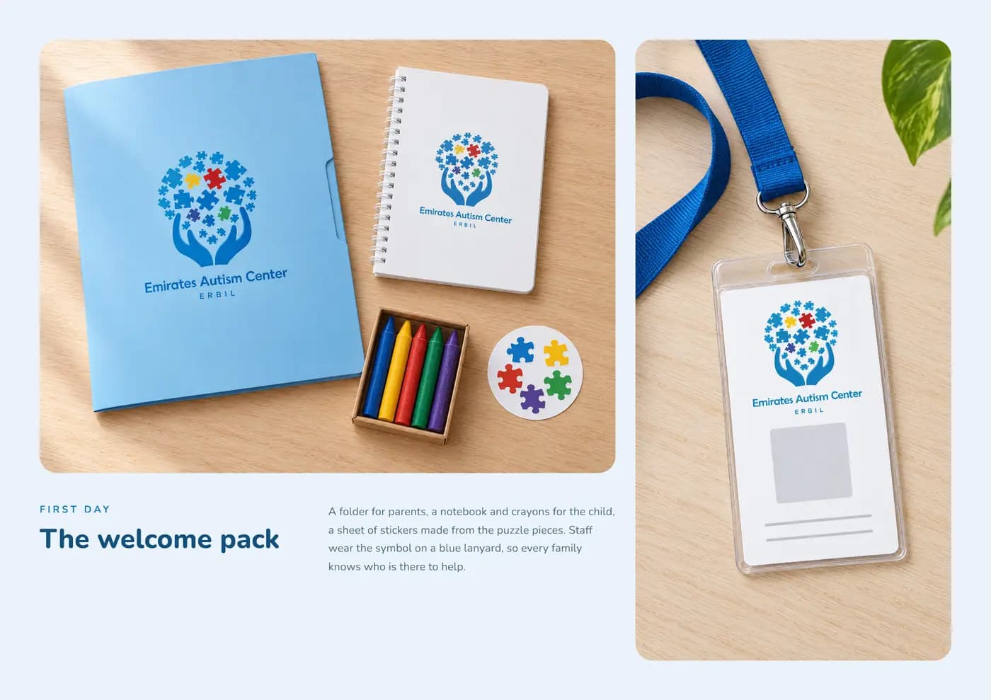 Emirates Autism Center brand book — page 5 of 6