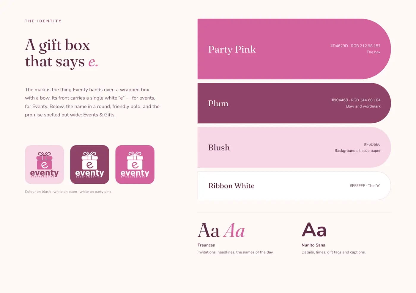 Eventy brand book — page 2 of 5
