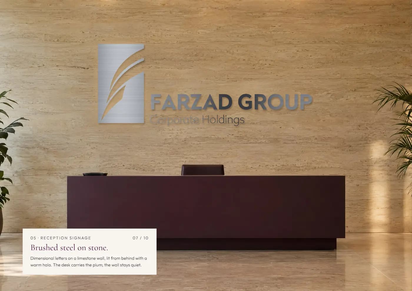 Farzad Group brand book — page 7 of 10