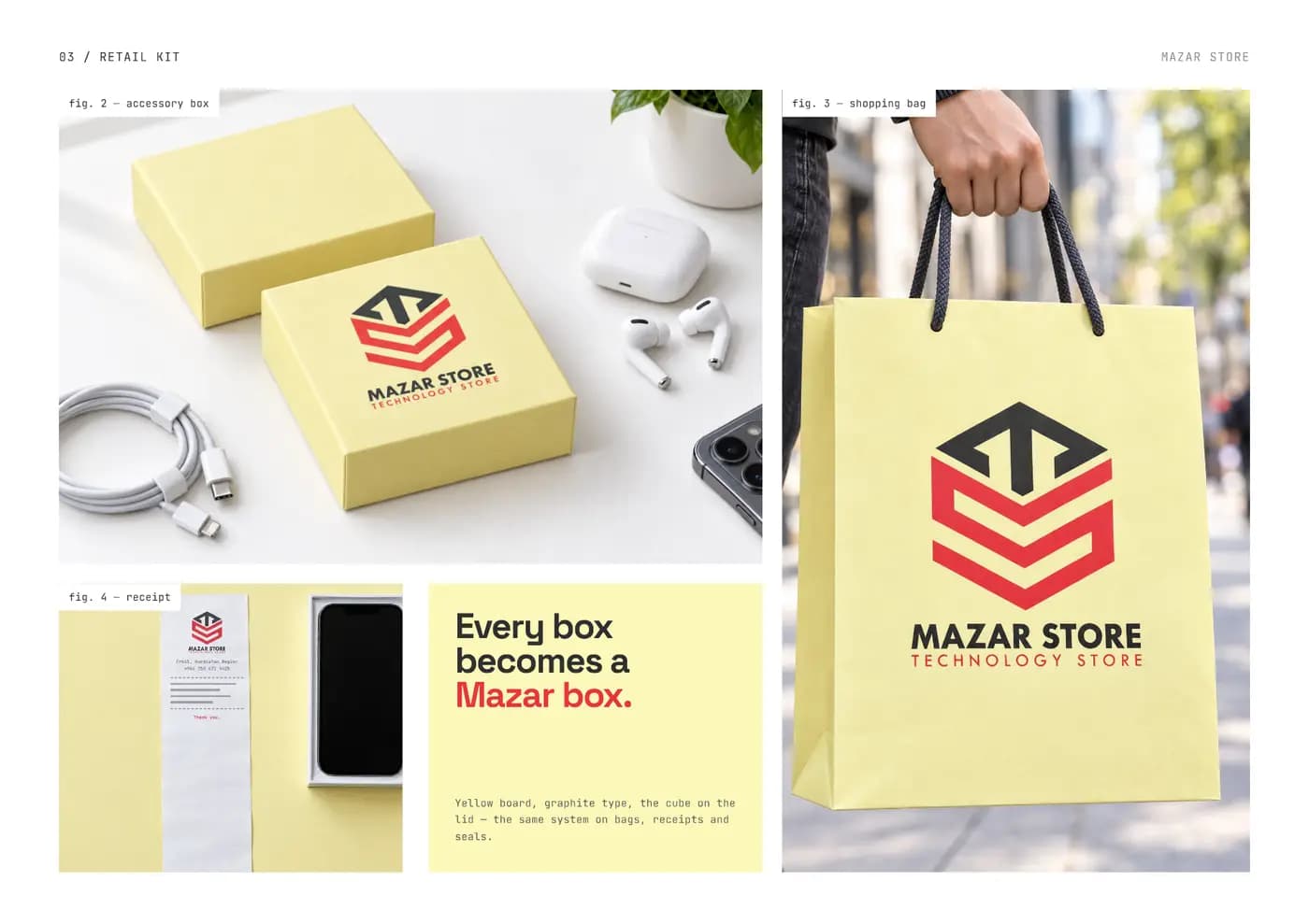 Mazar Store brand book — page 4 of 5