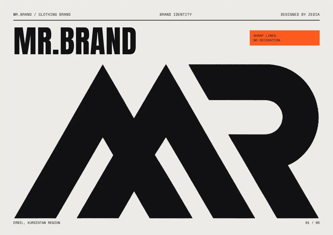 MR.Brand brand book — page 1 of 5