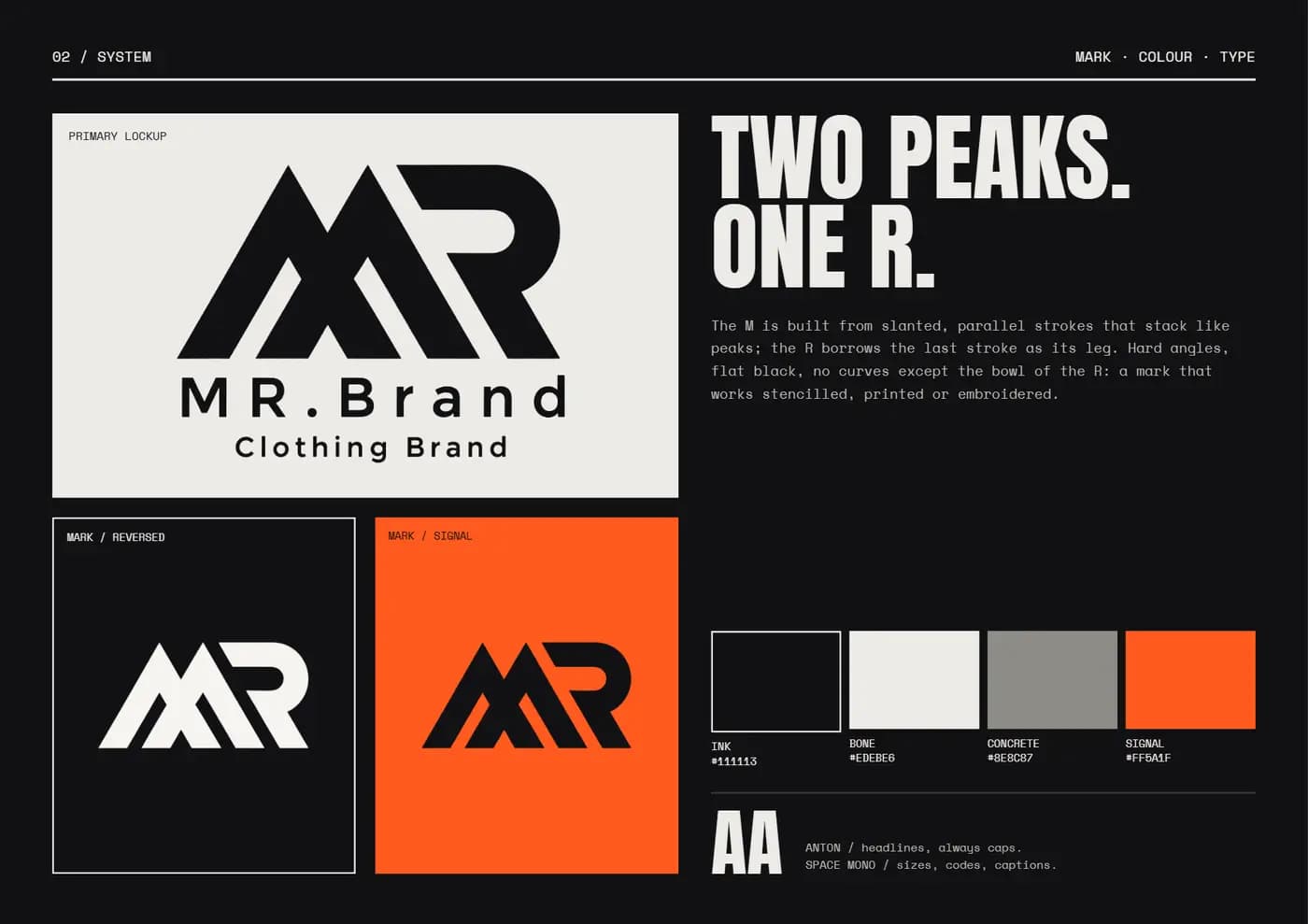 MR.Brand brand book — page 2 of 5
