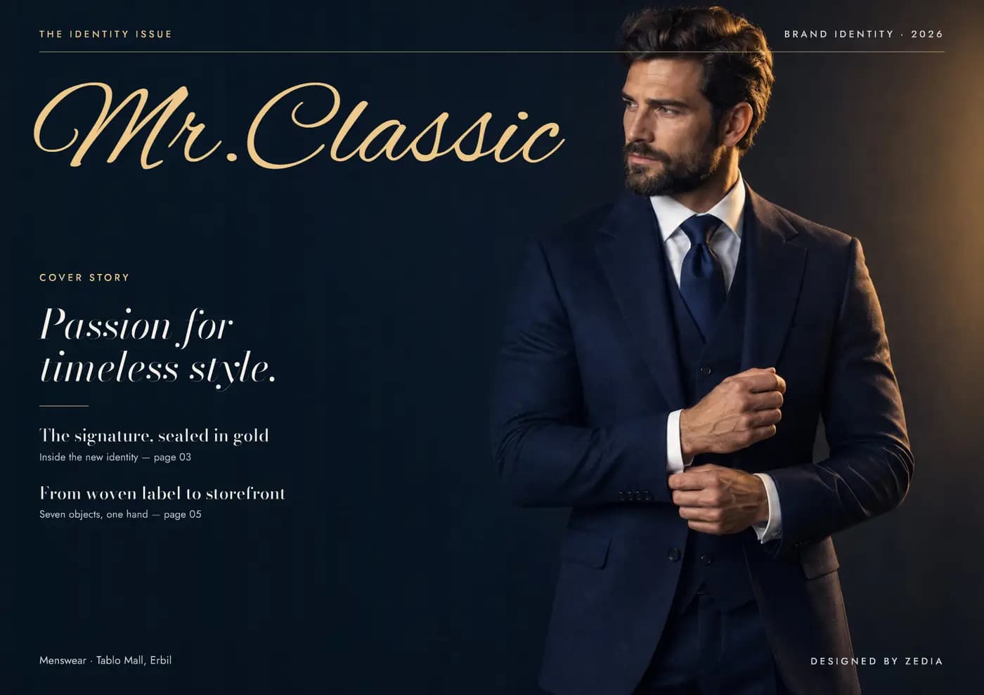Mr.Classic brand book — page 1 of 8