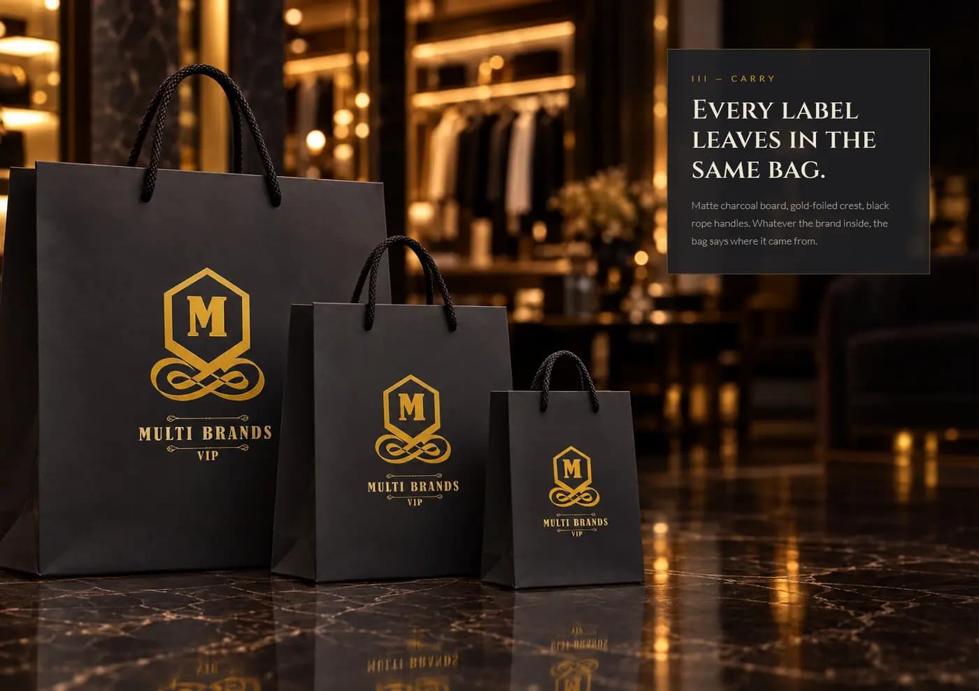 Multi Brands VIP brand book — page 4 of 6