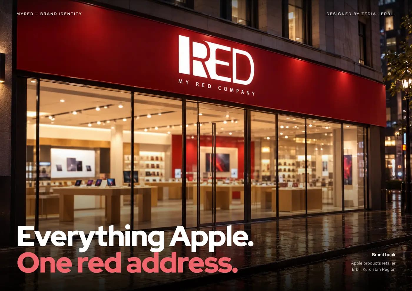 MyRed brand book — page 1 of 10