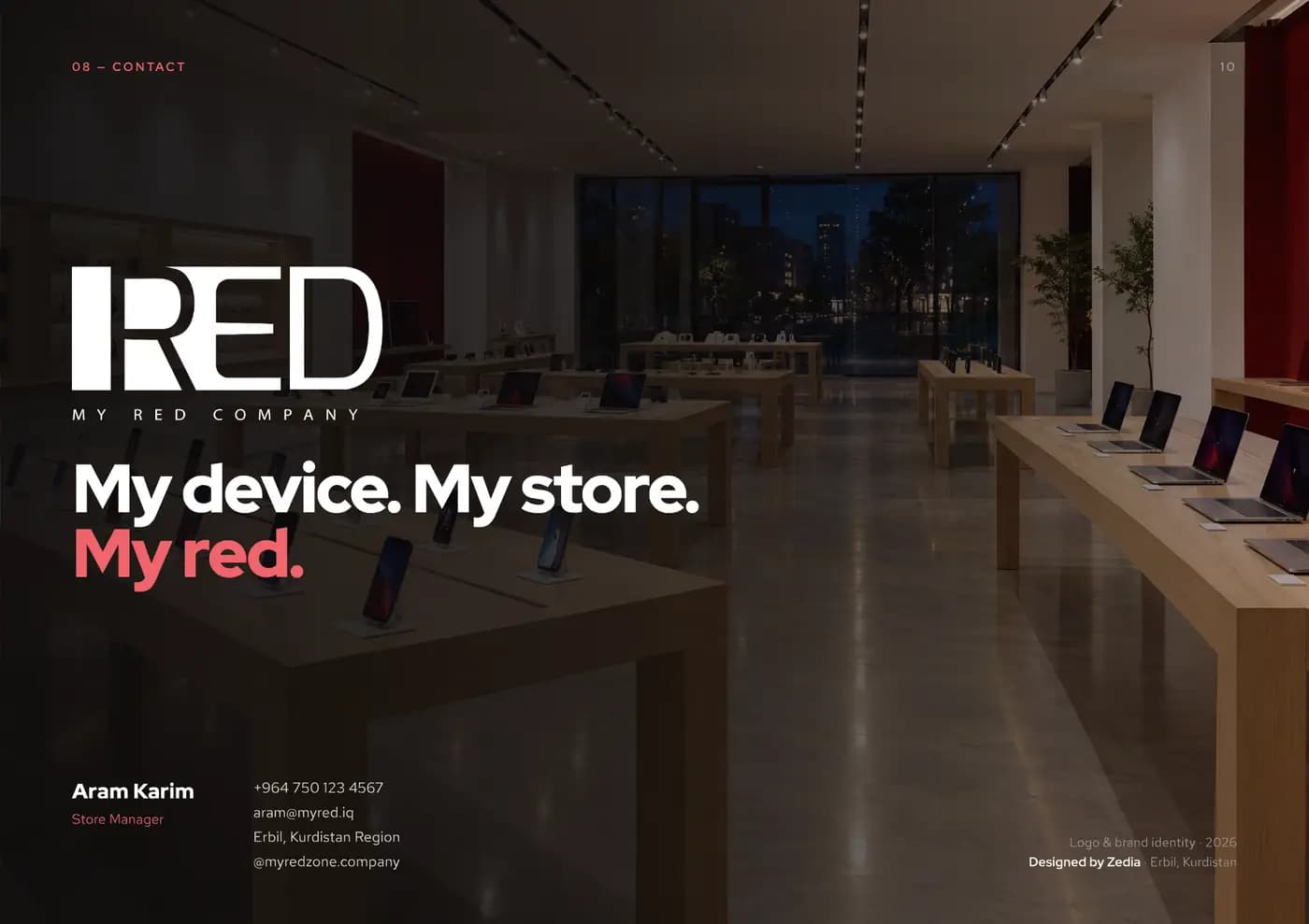 MyRed brand book — page 10 of 10