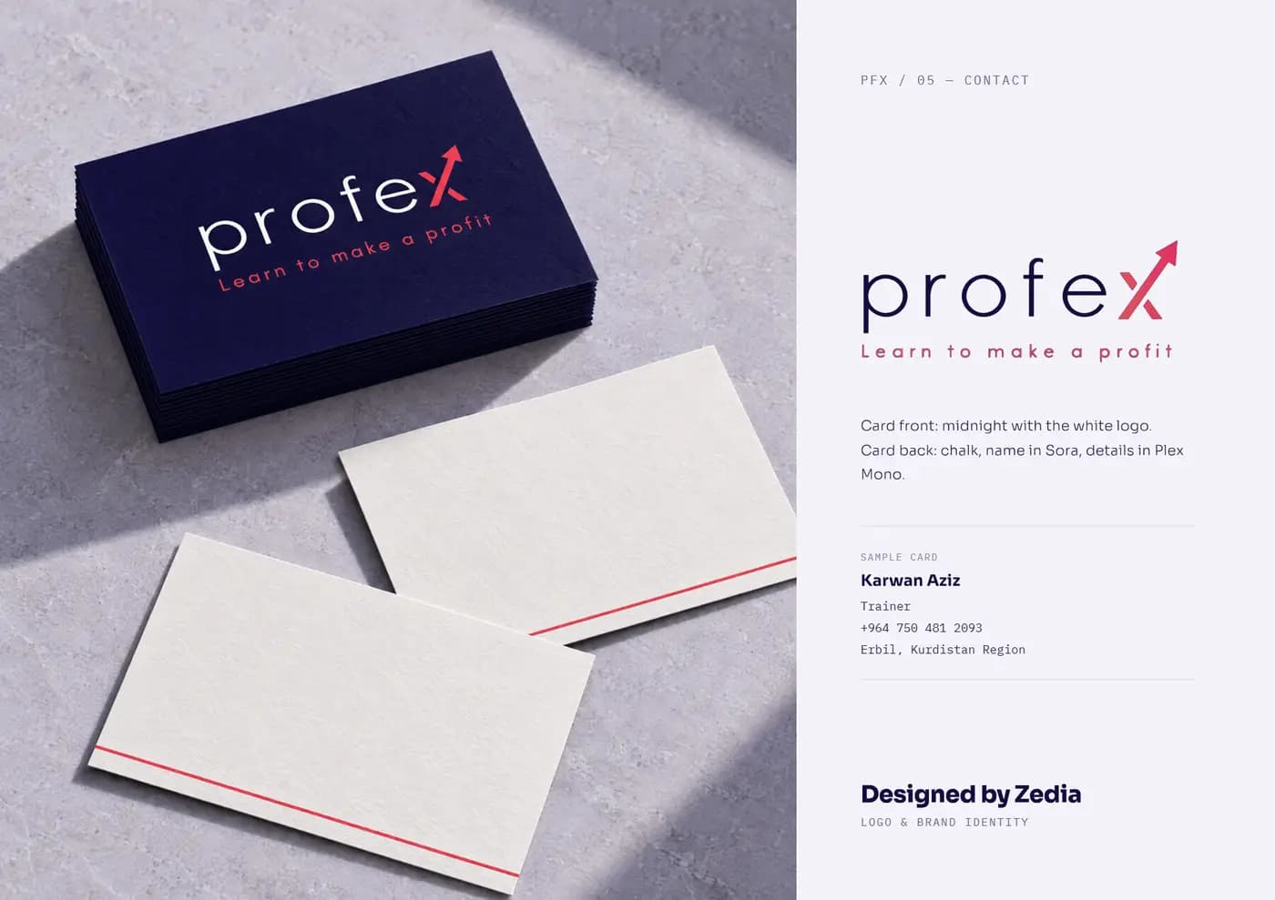 Profex brand book — page 6 of 6