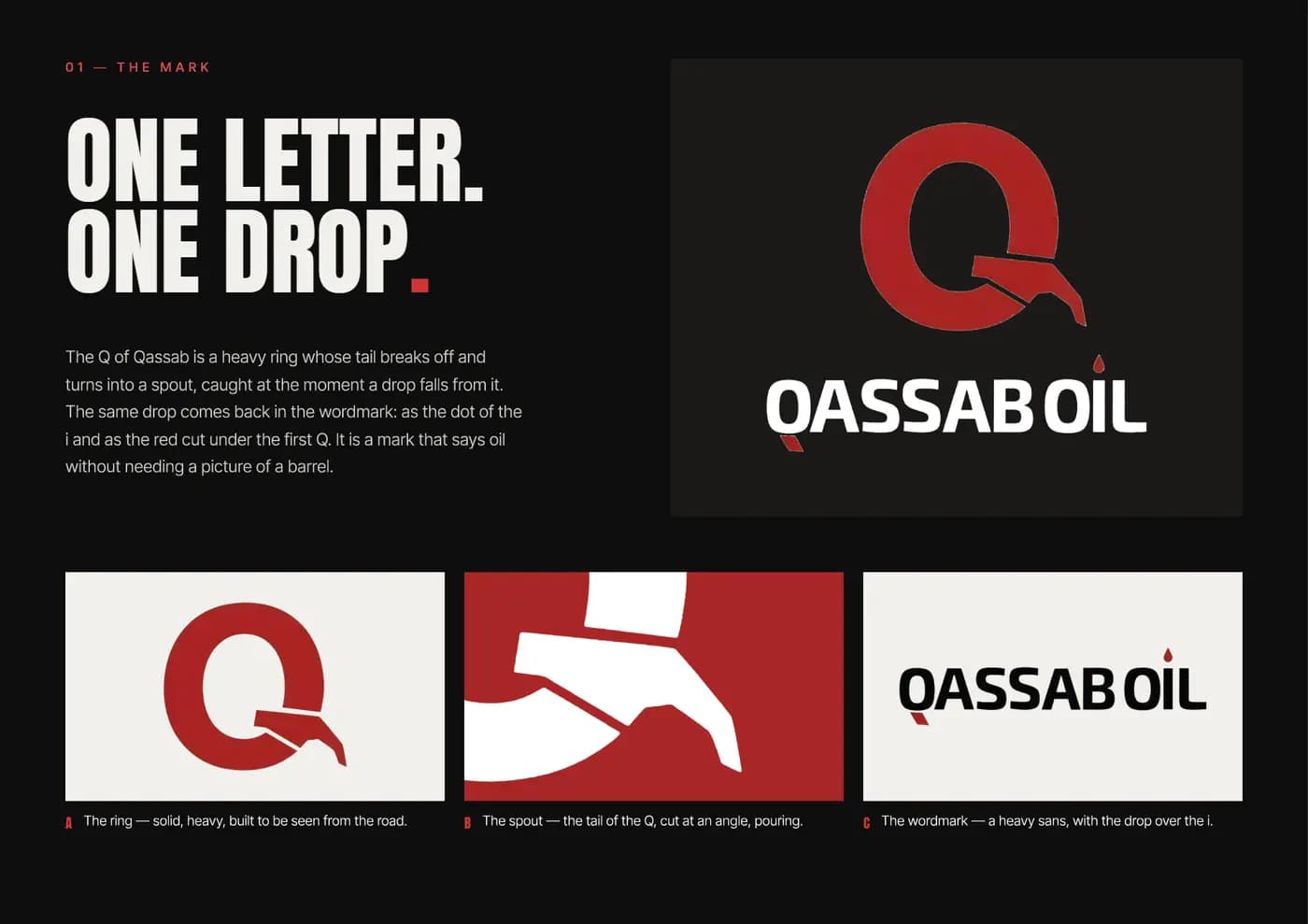 Qassab Oil brand book — page 2 of 6