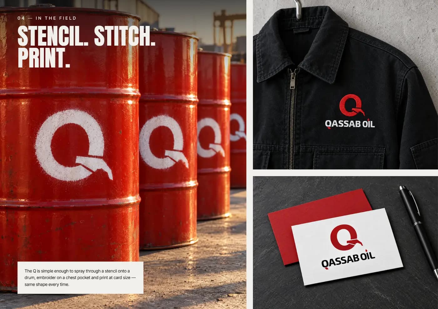 Qassab Oil brand book — page 5 of 6