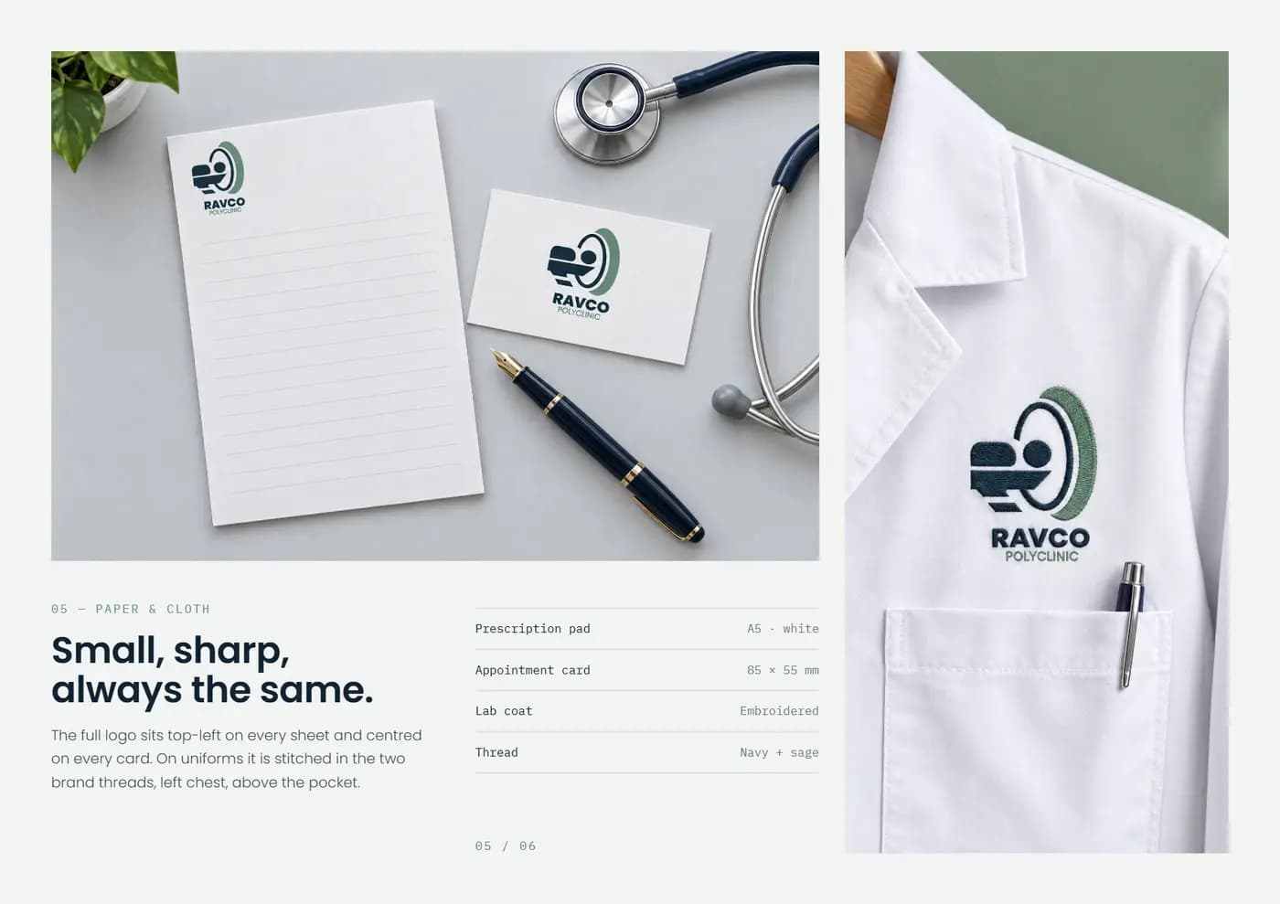 Ravco brand book — page 5 of 6
