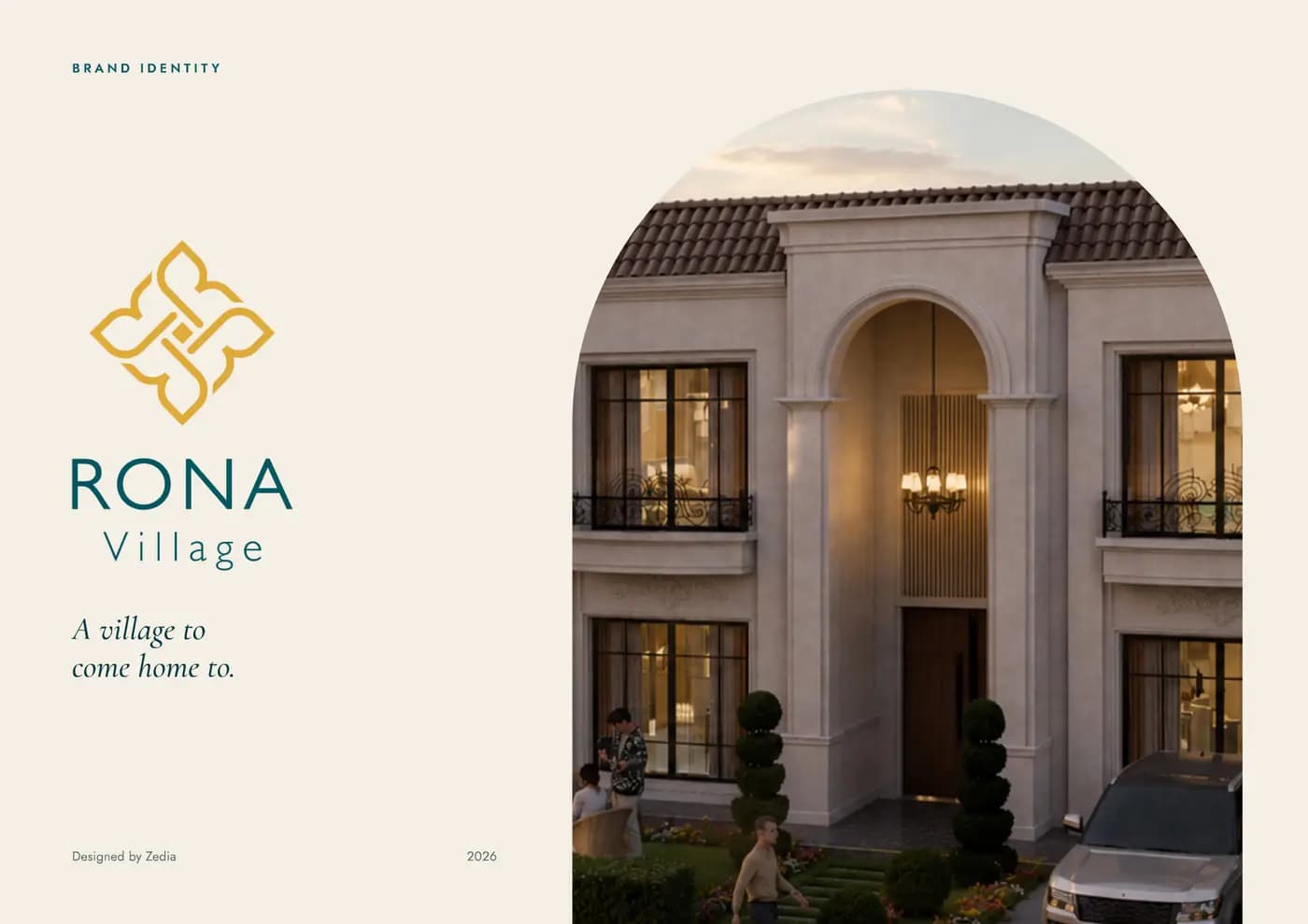 Rona Village brand book — page 1 of 10