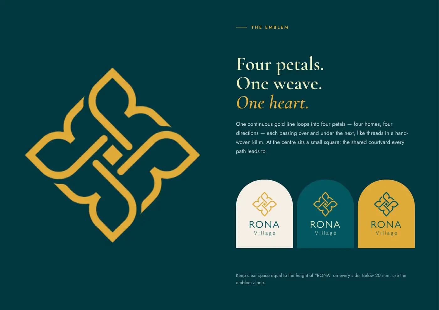 Rona Village brand book — page 6 of 10