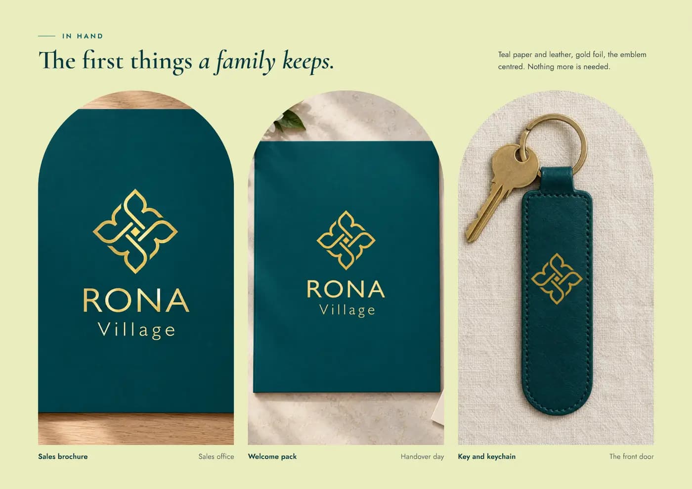 Rona Village brand book — page 9 of 10