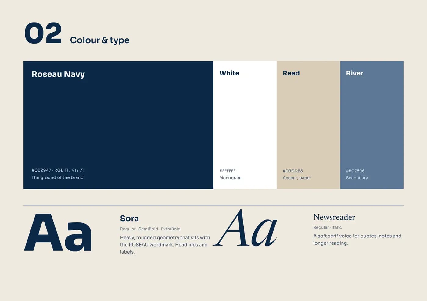 Roseau brand book — page 4 of 7