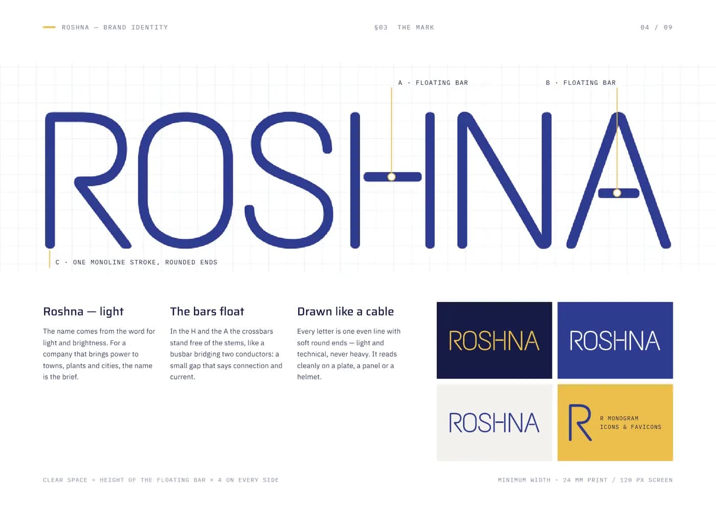 Roshna brand book — page 4 of 9