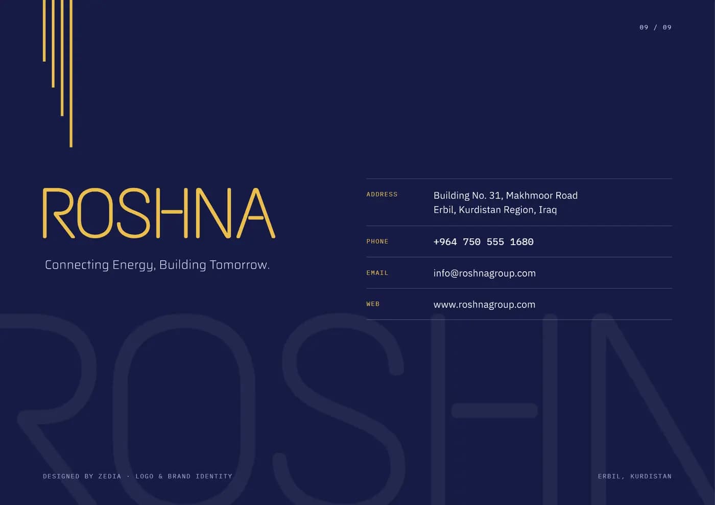 Roshna brand book — page 9 of 9