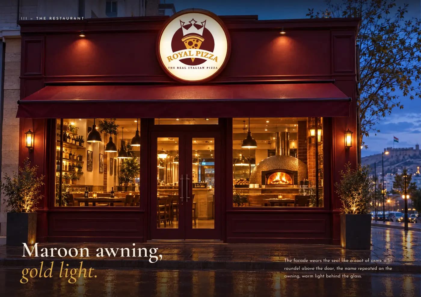 Royal Pizza brand book — page 4 of 7