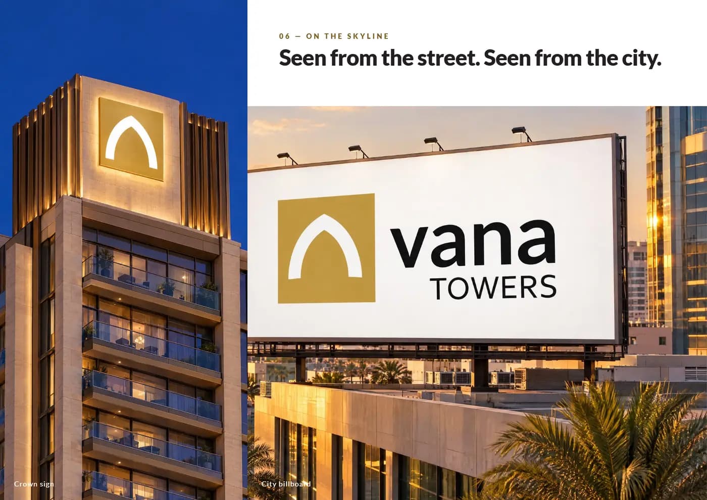 Vana Towers brand book — page 7 of 9