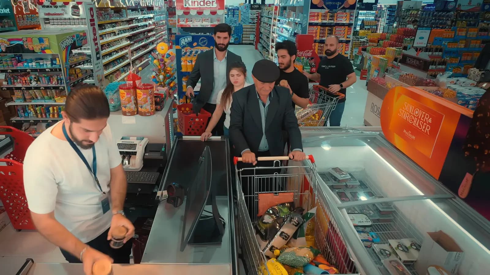 Everyone ends up at the same checkout.