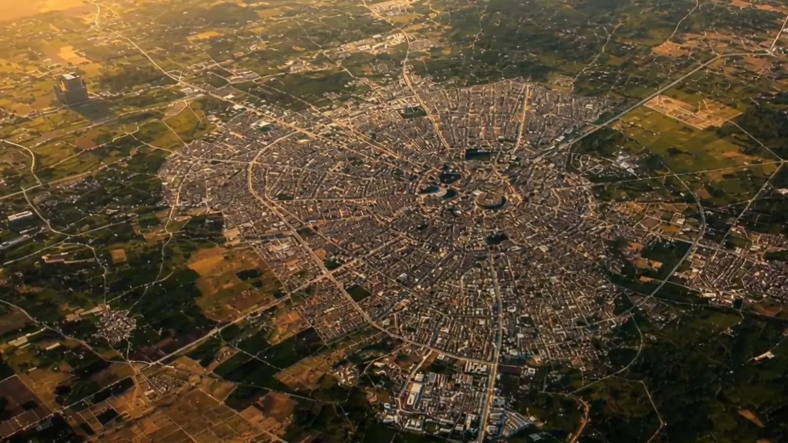 Erbil from above — the city Rona Village is part of.