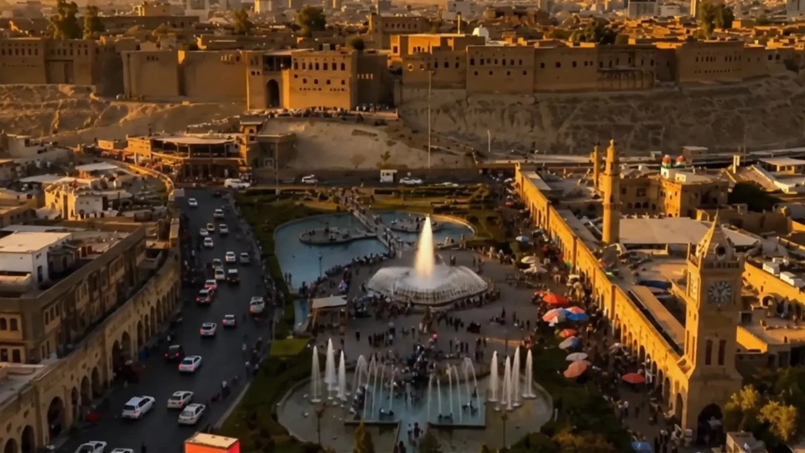 The citadel and the square: the heart of the city.