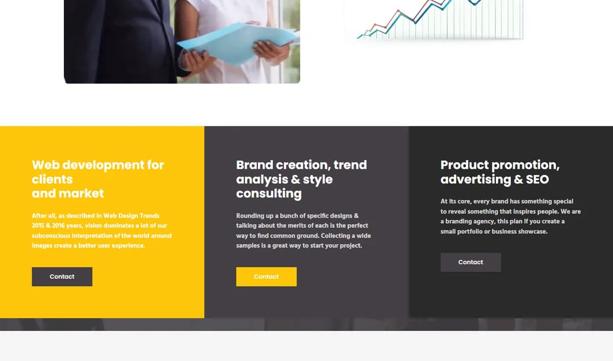 Vana Agency website screenshot 4
